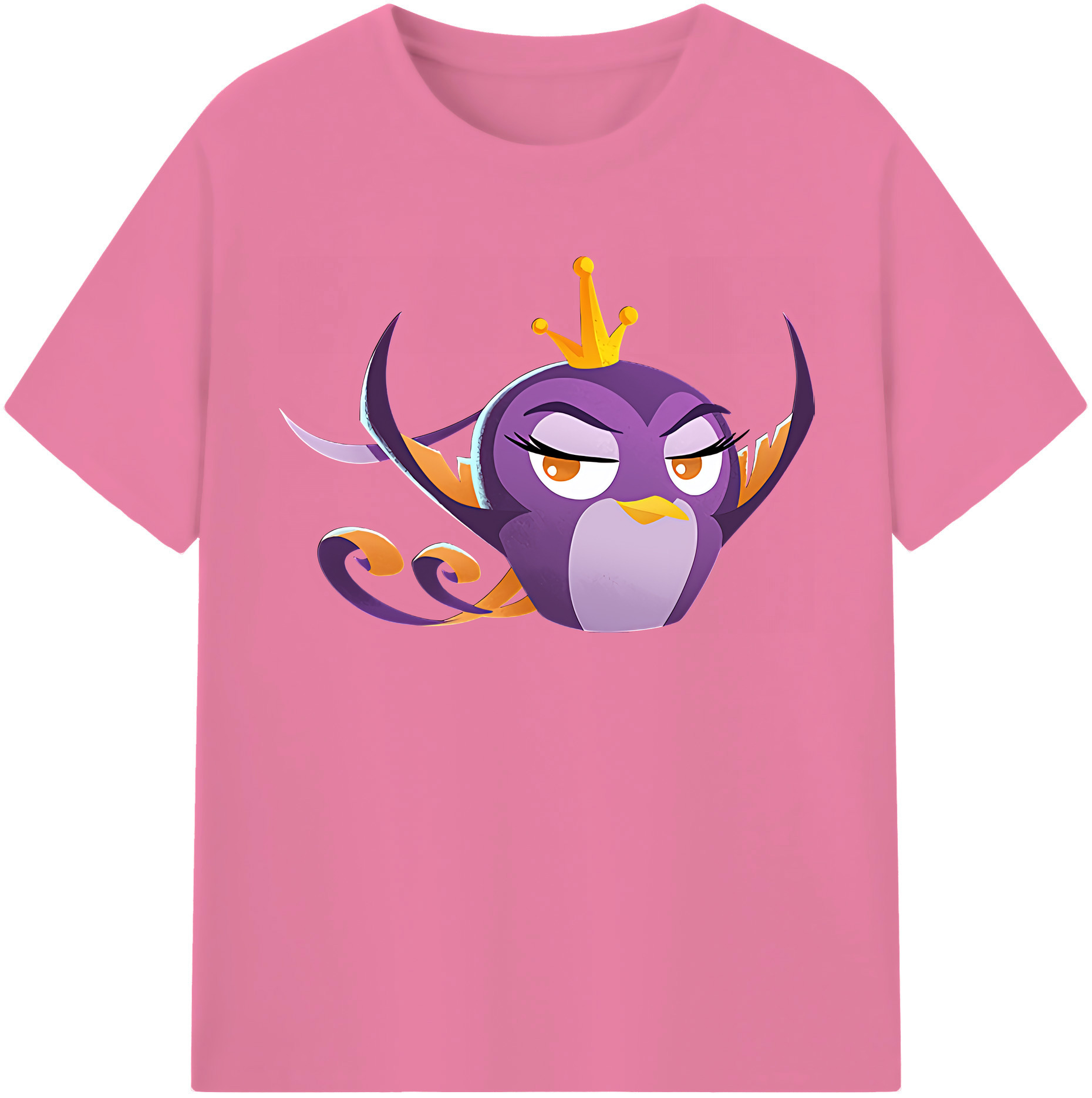 （画像用） Angry Birds アングリーバード 綿100％半袖Tシャツ（フロントプリント）